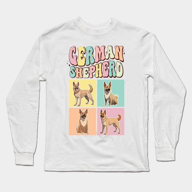 German Shepherd Long Sleeve T-Shirt by Yopi